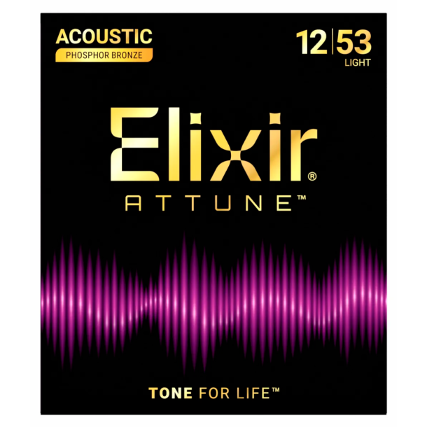Elixir Attune Acoustic Phosphor Bronze 21052 Medium 12-53